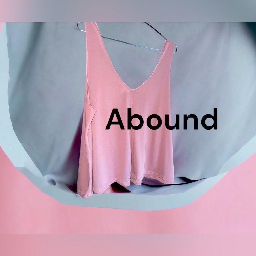Abound l V-neck l Top Cami l Rose Pink l 2X l EUC